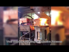 Alüminyum Kabuk Orta Frekanslı İndüksiyon Eritme Fırını Max 1900 Derece Santigrat