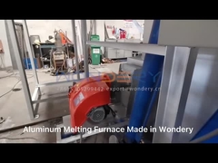 1400 Derece Endüstriyel Metal Eritme Fırını Bakır Hurda Devirme Tipi Pota Fırını