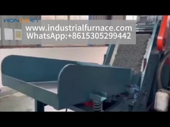 Bağlayıcılar için destekli rulo ağlı kemer fırını otomotiv parçaları