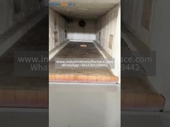 Gazla çalışan bogie şömine fırını araba tabanı ısı işlem fırını