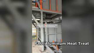 T6 T4 Isıl İşlemi için Alüminyum Hızlı Söndürme Fırını – Yüksek Verimlilik ve Hassas Kontrol