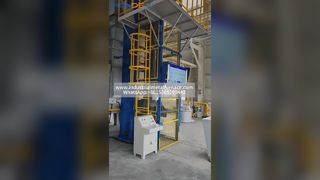 5 Ton/Saat Sürekli Gazlı Alüminyum Ergitme Fırını | Büyük Ölçekli Alümina Ergitme ve Külçe Üretimi