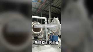 Hidrolik Devirme Gazı Alüminyum Eritme Fırını | Metal Dökümhanesi için Verimli Alüminyum Külçe Dökümü
