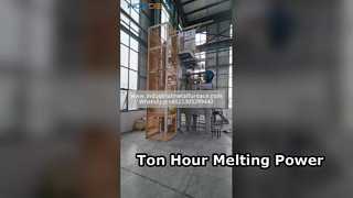 5 Ton/Saat Sürekli Gazlı Alüminyum Ergitme Fırını | Alüminyum Külçe ve Basınçlı Döküm Endüstrisi için