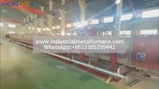 Büyük Gaz Yakıtlı Hasır Bantlı Fırın – Paslanmaz Çelik Borular için Verimli Isıl İşlem