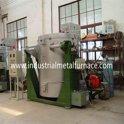 satın al Metal Hurdalar için 400kg / H Yağ Yakıtlı Eritme Endüstriyel Alüminyum Eritme Fırını Devirme online manufacture