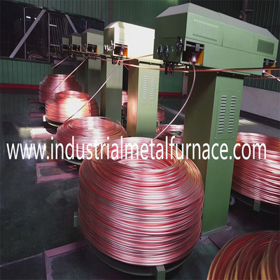satın al 8mm yukarı dökme bakır çubuk endüstriyel indüksiyon fırını online manufacture
