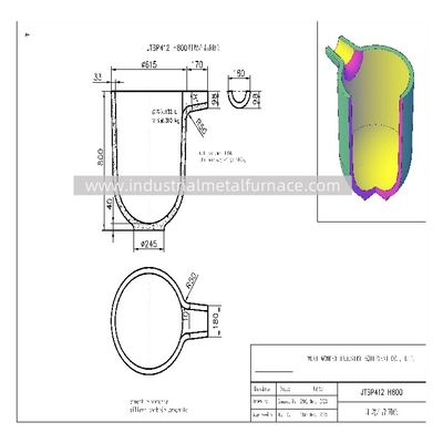 satın al Metal Eritme için Yüksek Performanslı 300kg Grafit Pota online manufacture