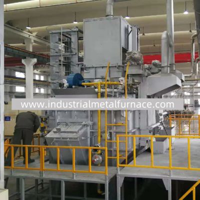 satın al 1000kg/h Natural Gas Aluminum Melting Furnace with 720℃ Temperature online manufacture