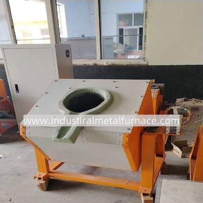 satın al 200 kg 80KW teneke endüksiyonlu erime fırını El eğme tipi online manufacture