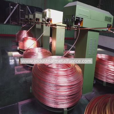 satın al 2000T per Year 8-20mm Copper Rod Upward Continuous Casting Machine Line online manufacture