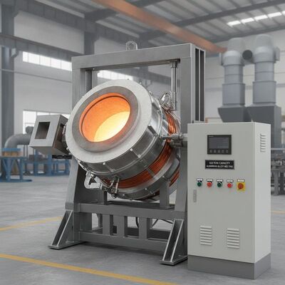 satın almak 500 kW İsimlendirilmiş Güç 0,8 Ton Kapasite Orta Frekanslı Hidrolik Eğitme Sistemi ile İndüksiyonlu Erime Fırını Çevrimiçi üretim
