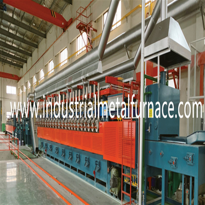 satın al Chain Conveyor Stabilizing Rod Tempering Furnace Natural Gas Fired 150 Pcs/ H online manufacture