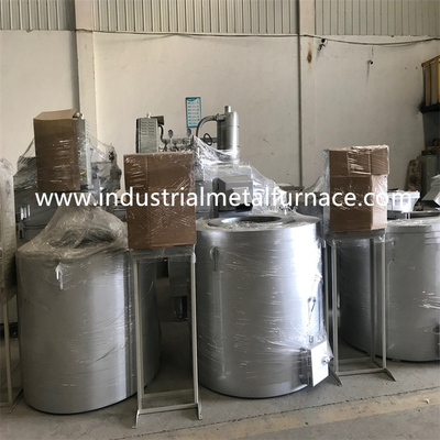 satın al 500kg / H 1000KG Devirme Endüstriyel Metal Eritme Fırını Alüminyum Eritme İndüksiyonu online manufacture