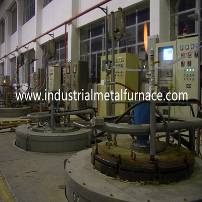 Kalite  90KW 50HZ Pit Type Gas Carburizing Furnace Electric Resistance Continuous Gas Carburising Furnace fabrika