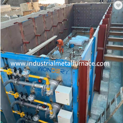 500KW Çinko Endüstriyel Isıl İşlem Fırını XG 08 Çinko Sıcak Daldırma Galvanizli Kettle