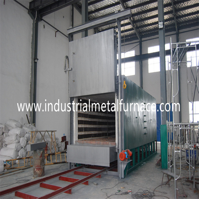 Arabalı Tip Araba Altı 900KW Döner Ocak Boji Tipi Isıl İşlem Fırını 4000kg