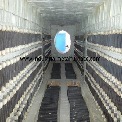 Alüminyum bobinler için 550 derecelik Bogie Çıkartma Alüminyum Tel Annealing Araba Alt Fırını