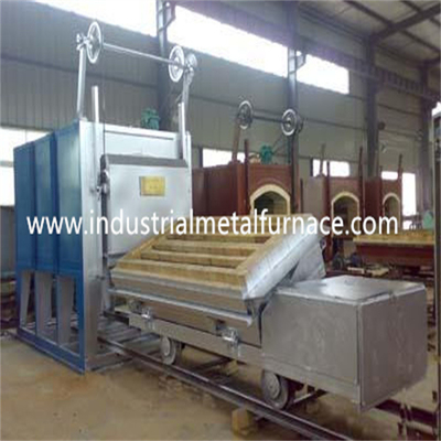 Devirme Arabası Hızlı Söndürme Araba Alt Fırın Isıl İşlem 180KW Bogie Hearth
