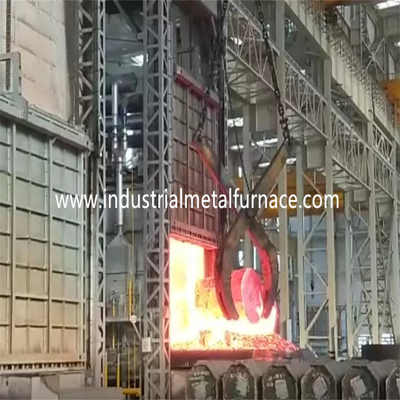 6 Bölgeli Tav Arabası Alt Ocak Boji Ocaklı Ocak 6500×2300×2000mm Gaz Yakıtlı