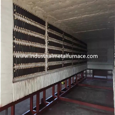 1250 ℃ Elektrikli Araba Alt Fırın 3000 × 1000 × 1000mm Bağımsız Sıcaklık Kontrolü