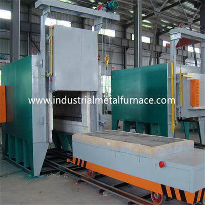 Gaz Yakıtlı Isıl İşlem Boji Ocak Fırını Araba Tabanı 2500×1000×800mm