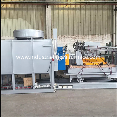 Dökme Çelik Parçalar İçin Bogie Hearth Isıl İşlem Fırını 1200 Derece Araba Alt Tip