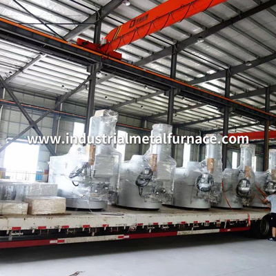 300 ila 1000 kg Oval Gaz Yakıtlı Pota Eritme Fırını Reküperatörlü Alüminyum Hurdalar