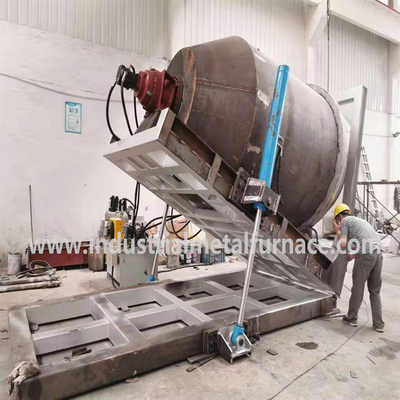 Endüstriyel 380V 3P 50HZ Döner döküm için Alüminyum Erime Fırını