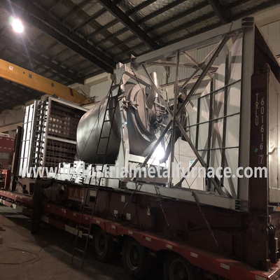 Alüminyum Otomatik PLC Metal Erime Fırını / Gaz Erime Fırını 10-12M Dakikada Dönüş Hızı