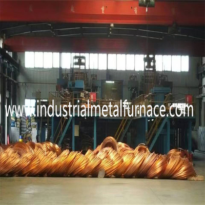 400KW Kırmızı Bakır Erimeci Bakır İçin İndüksiyon Erime Fırını
