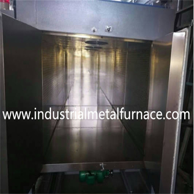 Metal parçalar için elektrikli ısıtma arabası kurutma fırını