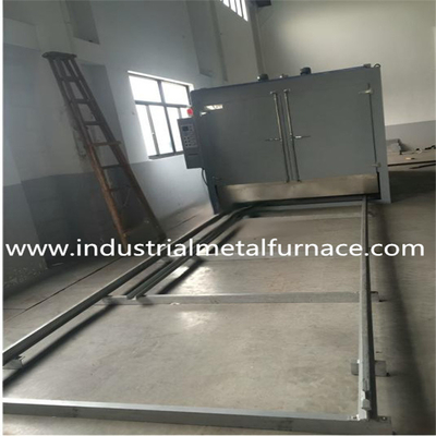 Metal parçalar için elektrikli ısıtma arabası kurutma fırını