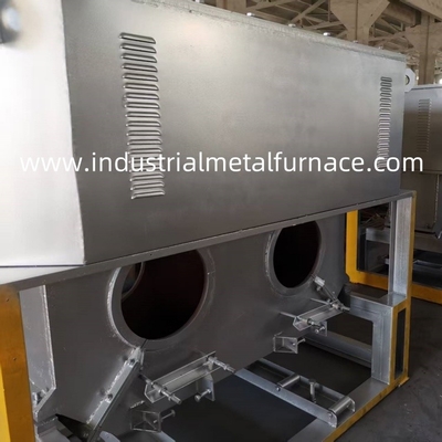 90KW 2 Odalı Endüstriyel Yerçekimi dökme Metal Erime Endüksiyon Fırını Bakır için
