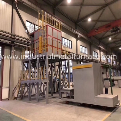 1400×1400×1100 mm Düşük Altı Hızlı 650 derece Selçüs Alüminyum T6 Isı Tedavisi Fırın Saldırma Çözüm