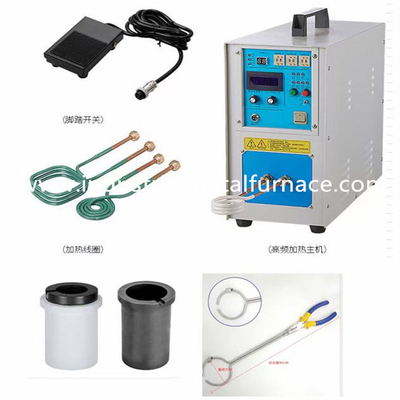 IGBT 6kg 8kg Endüstriyel Elektrikli Altın Eritme Makinesi