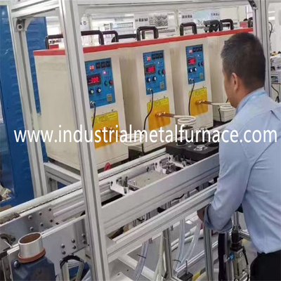 10KG Devirmeli Tip Çelik Eritme Ocağı İndüksiyonlu Isıtıcı Eritme Metal 35KW