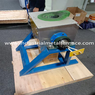 25KW 5KG Endüstriyel Çelik Eritme Ocağı Orta Frekanslı Demir Hurda Eritme Makinesi