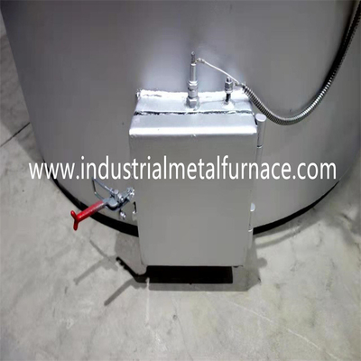 Gaz Yakıtlı 400kg Zamak Endüstriyel İndüksiyon Elektrikli Metal Eritme Ocağı Sabit Tip
