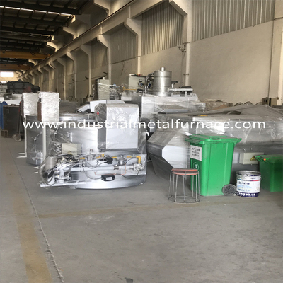 Alüminyum Alaşımlı 1000kg İçin PID Devirme Tipi Gaz Yakıtlı Pota Eritme Ocağı