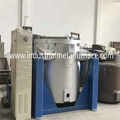 Alüminyum Alaşımlı 1000kg İçin PID Devirme Tipi Gaz Yakıtlı Pota Eritme Ocağı