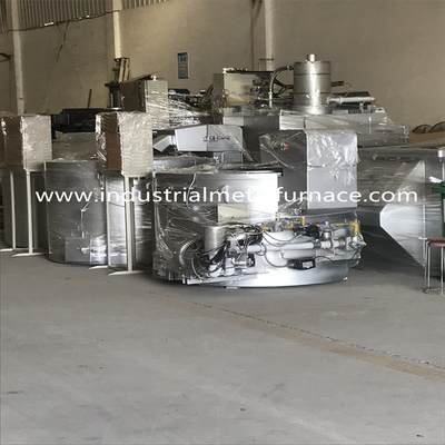 300 ila 1000kgs Elektrikli Yağ Yakıtlı Bakır Eritme Fırını Eritme Bakır 1400 Derece