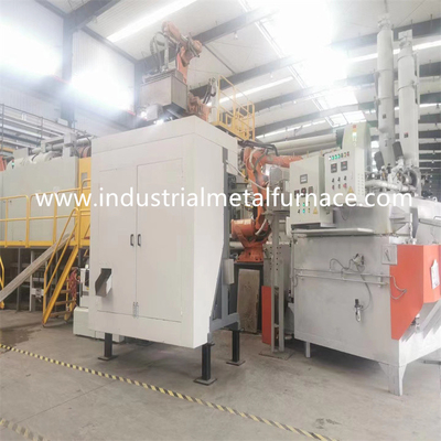 9500mm 45000kg Alüminyum Bekletme Ocağı Doğalgaz Ergitme Ocağı