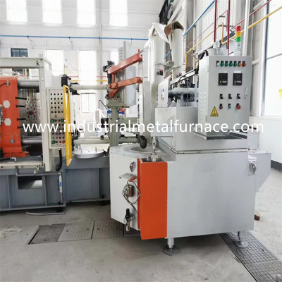 500kg Gaz Yakıtlı Havuz Alüminyum Tutma Fırını Döküm İşlemi 660 ℃